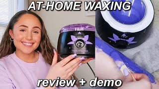 I TRIED AT-HOME WAXING | Reviewing Tress Wellness Wax Warmer