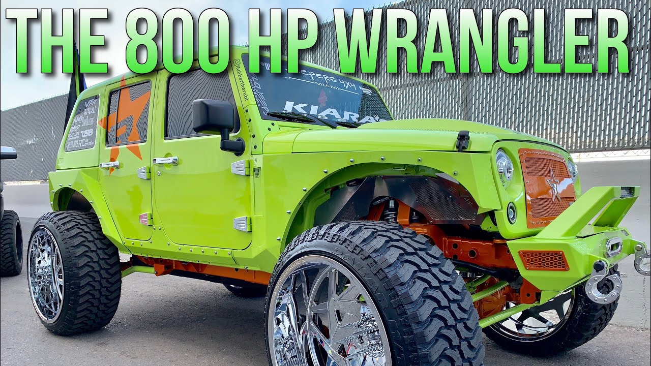 The 800 HP Jeep Wrangler JK - YouTube