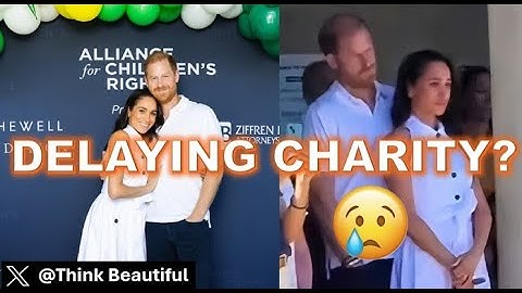 Meghan Markle & Prince Harry Caught DELAYING CHARITY EVENT For Their Own Benefit!!