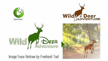 Image Redraw Trace and Make Vector Format in CorelDraw.