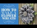 DIY Flower Wreath | How to Make a Flower Wreath | Flower Wreath Tutorial