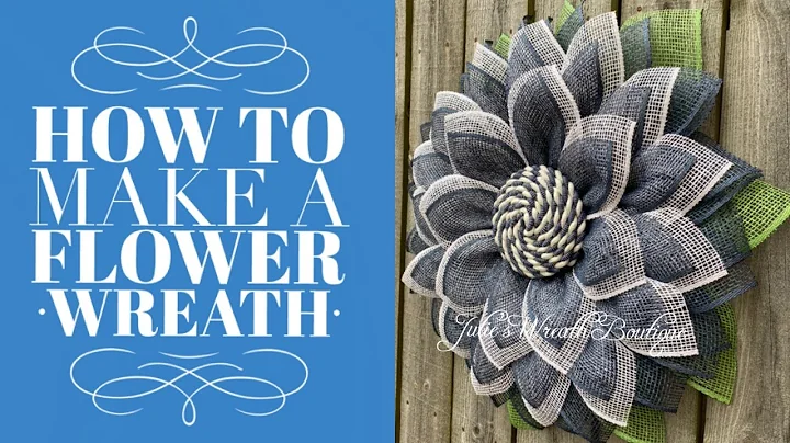 DIY Flower Wreath | How to Make a Flower Wreath | ...