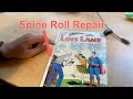 Detailed Comic Book Spine Roll Repair Tutorial