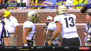 Devin Ross 37-yard touchdown catch - Colorado vs Michigan