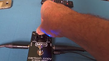 MXR Carbon copy analog Delay Review