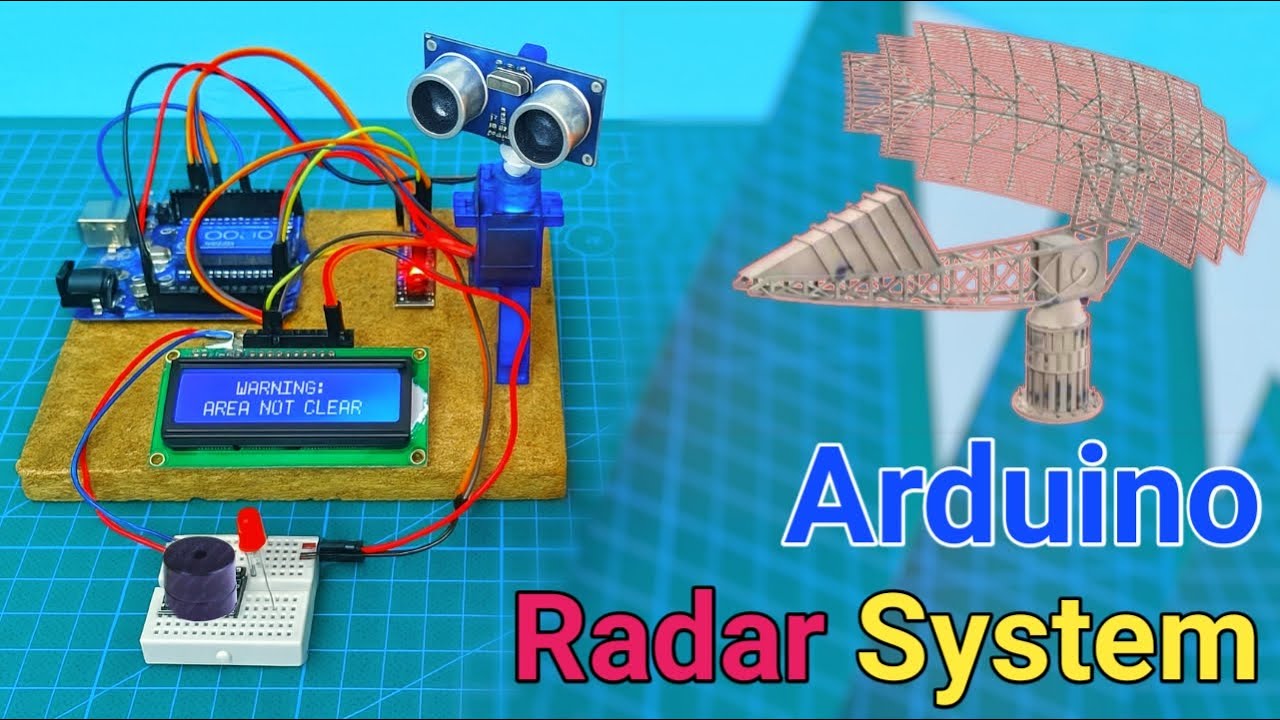 How to make Radar with Ultrasonic Sensor and LCD Display Using Arduino ...