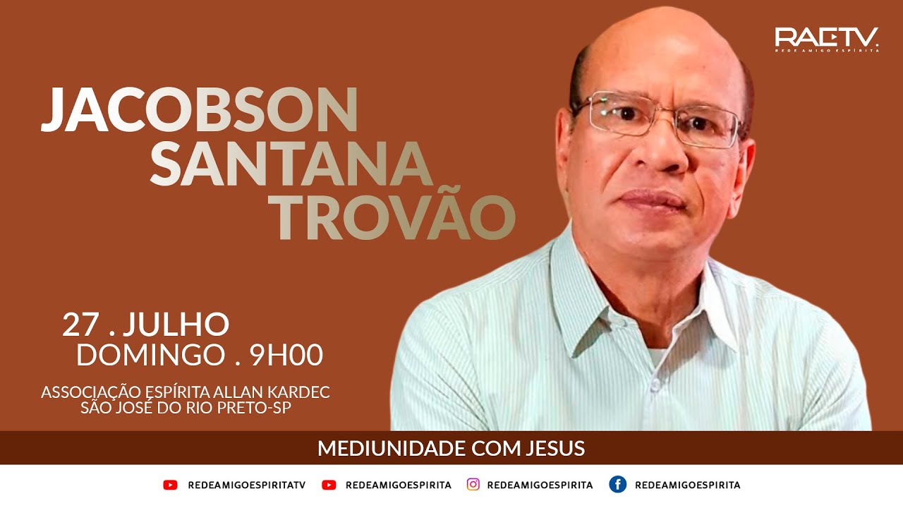 MEDIUNIDADE COM JESUS - Palestra com Jacobson Trovão