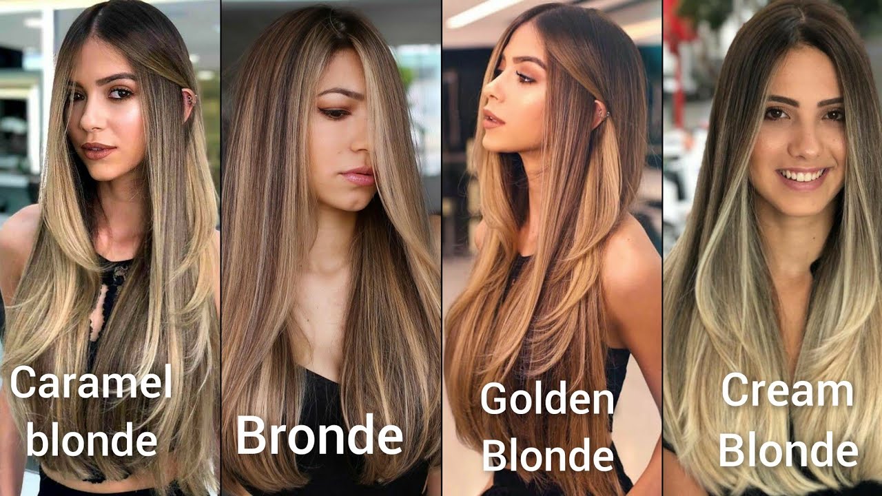 Top 37 Shades Of Blond Hair Colors//Hair Dye Highlight With Names//2022 Hair  Color Trends - YouTube