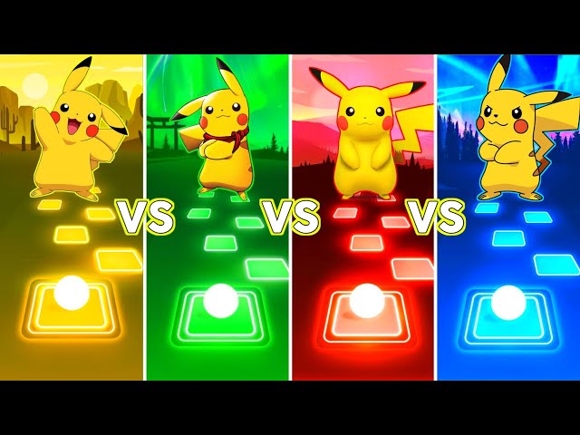 Pikachu vs Pikachu vs Pikachu vs Pikachu - Tiles Hop EDM Rush class=