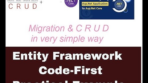 crud & migration  in ASP .NET core MVC  using entity framework Code first (URDU/Hindi) 2