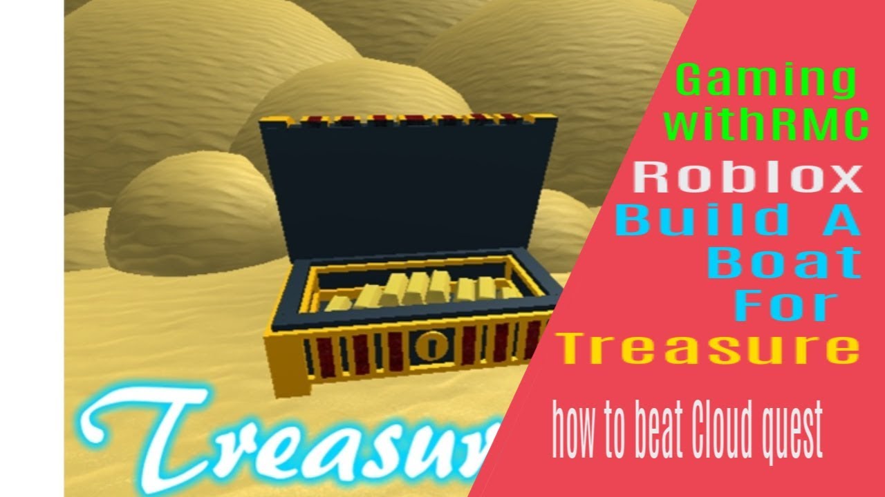 Roblox Build A Boat For Treasure How To Beat Cloud Quest Youtube