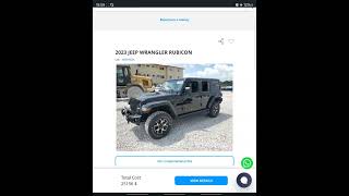 Продаю Jeep Wrangler Rubicon 2023 г.в. за 4.0 лям. 100 % ориг. Авто из США Балашиха 8-901-543-67-60