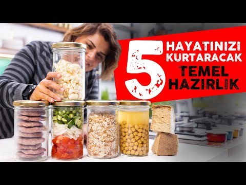 ÖĞRENCİLERE, ÇALIŞANLARA DEV HİZMET! 🤩 5 Temel Hazırlık ile 1 Hafta Uğraşmadan Yemeğiniz Hazır!