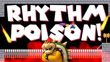 Rhythm Poison: Super Mario Version | Elementary Music Game | Quarter Note/Rest & Eighth Notes