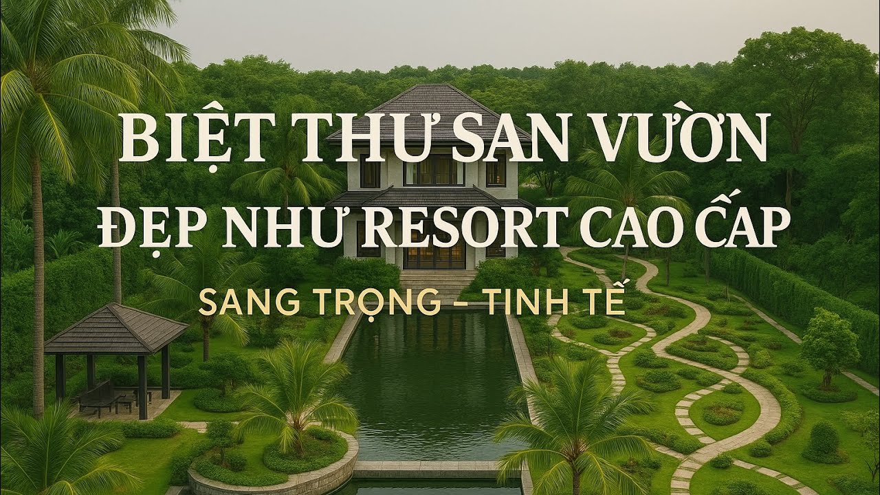 Biệt Thự Sân Vườn Siêu Vip Của Đại Gia Nghìn Tỷ - Bán Đi Định Cư ( Giá Siêu Hời )