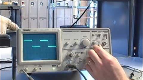 Oscilloscope operation part 4