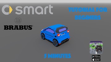 Simple Smart Brabus - MagicaVoxel - 5 minutes tutorial (How to make car in MagicaVoxel?)