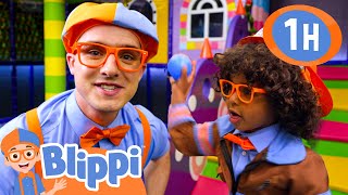 stuffed dino rescue best of blippi learn colors and science with blippi
