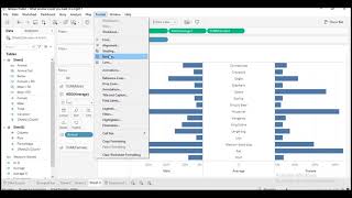 How to create a butterfly chart - Step 2: Create a calculated field