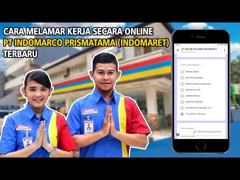 Cara melamar kerja di indomaret lewat online terbaru 2021