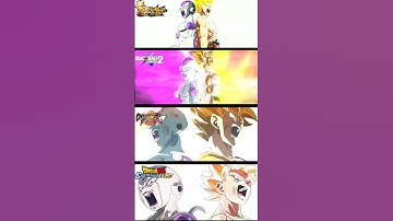 DRAGON RUSH COMPARISON - DB Legends & Xenoverse 2 & FighterZ & Sparking Zero #shorts #goku #dbz