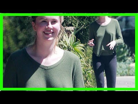 Ireland Baldwin goes braless and makeup free in Los Angeles