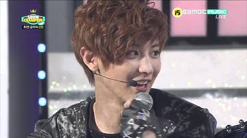 120417 - Chanyeol (EXO-K) - Close-up cut @ MBC Show Champion
