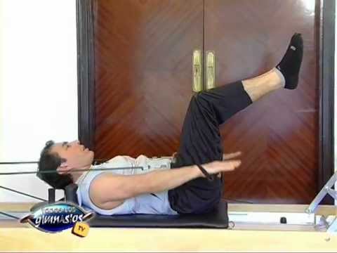 Abdominales en Pilates Reformer - Ejercicio 100 - Prof. Alejandro Diaz 