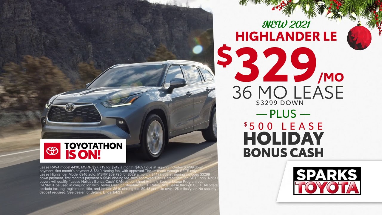 Sparks Toyota Toyotathon SUV Specials YouTube