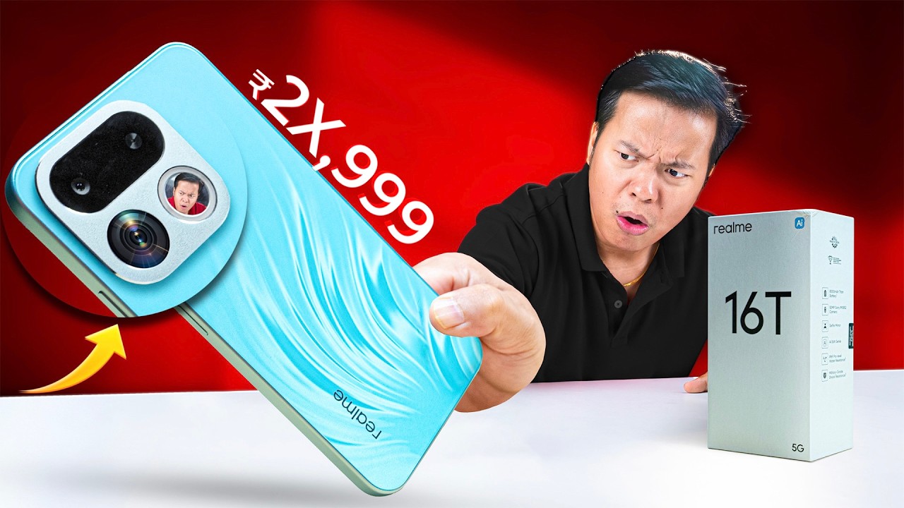 Realme 16T Unboxing & Test - 8000mAh battery & Sony Camera Phone