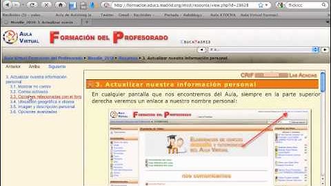 Tutorial: Navegar por un curso de Moodle