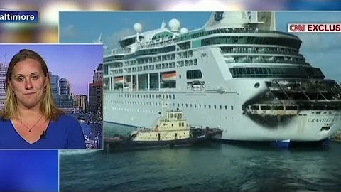 Cruise passenger: Water was glowing from the fire