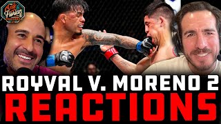 Royval v. Moreno 2 REACTIONS with Jon Anik & Kenny Florian after #ufcmexicocity by Anik & Florian Podcast 155 views 2 months ago 3 minutes, 47 seconds