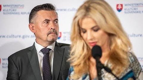 📹 Tlačová konferencia ministerky kultúry Martiny Šimkovičovej o Fonde na podporu umenia | Aktuality