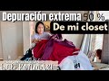 DEPURACIÓN Extrema de mi ROPA  Sacando toda mi ropa Adoptando el MINIMALISMO Método KONMARI.