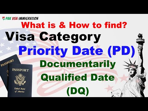 What is Visa Categories | Priority Date (PD) | Documentarily Qualified Date (DQ) | Urdu / Hindi