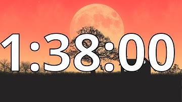 1 Hour 38 Minutes Countdown Timer With Alarm Sound At the End (Simple Beep)