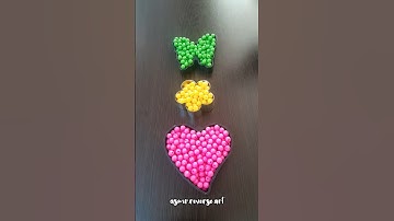 🩷❤️🎶ASMR 🌈Satisfying Reverse Colorful Beads #asmr #satisfying #reverse #funny #shortsvideo