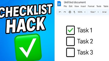 Make a Clickable To-Do List in Google Docs (Fast Tutorial)