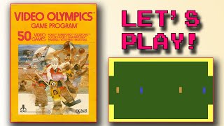 Pong / Video Olympics (Arcade, 1972, Atari 2600, 1977) - Let's Play!