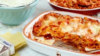 Recipe: Classic Three-Cheese Lasagna