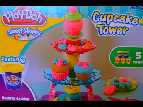 play doh cupcake tower