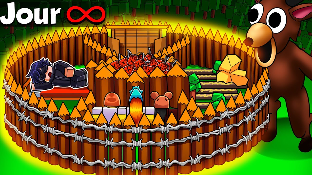 J'ai construit la Base AFK la plus Sécurisée de 99 Nuits dans la Forêt !