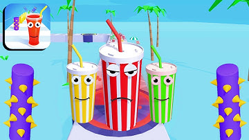 Juice Run🍹 NEW SKIN 4 - New Gameplay Tutorial (Android,ios) Level 163-164 JR163-164L (PART-22)