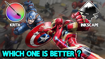 Krita vs Inkscape |  Which one is Better ?