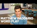 Matthew Daddario for RAW's Word Play