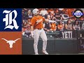 #1 Texas vs Rice Highlights (Game 3) | 2022 College Baseball Highlights