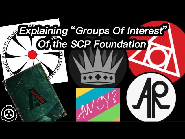 SCP Foundation and all Groups of Interest. Gift for SCP's 11th