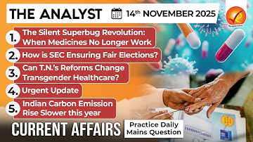 Current Affairs Today 14 Nov 2025 I UPSC Daily Current Affairs I The Hindu Analysis I The Analyst