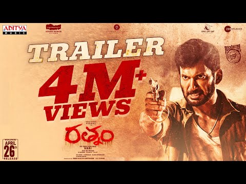 Rathnam Trailer (Telugu) | Vishal, Priya Bhavani Shankar | Hari | Devi Sri Prasad - ADITYAMUSIC